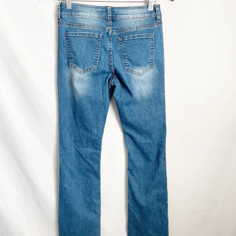 Wax Jeans Boot Cut Stretch Medium Wash Sz 5